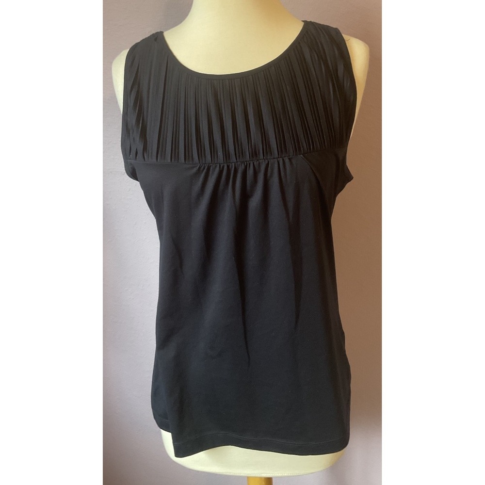 Banana Republic Black Sleeveless Blouse Tank Top Size Small